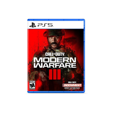 Call of Duty: Modern Warfare 3 PS5 cover art featuring Captain Price and the iconic red smoke theme of the MWIII logo