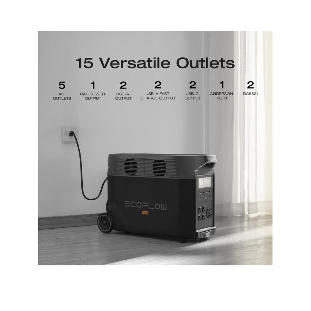 DELTA Pro powering home appliances and devices during blackout in Kenya