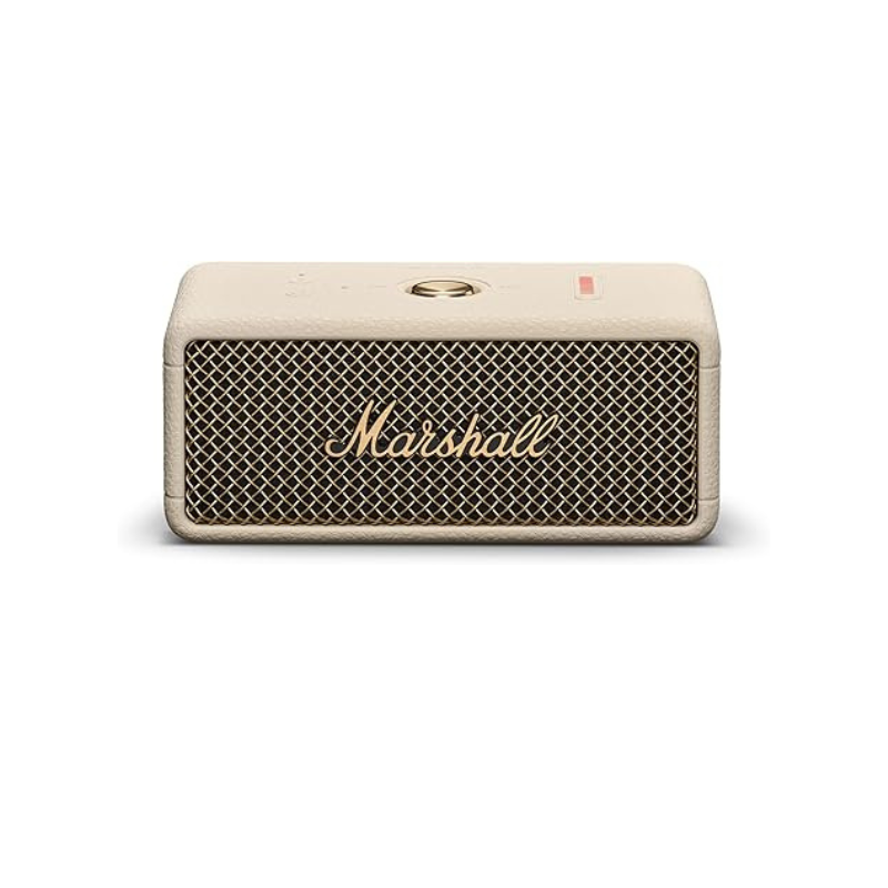 White Marshall Emberton III Bluetooth Speaker