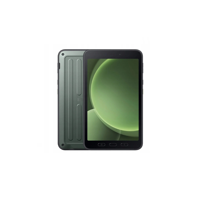 A front and back display of the Samsung Galaxy Tab Active5 5G 