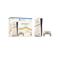 Sony PS5 Slim Ghost of Yotei Gold Limited Edition Bundle with matching DualSense Controller - Kintsugi Design