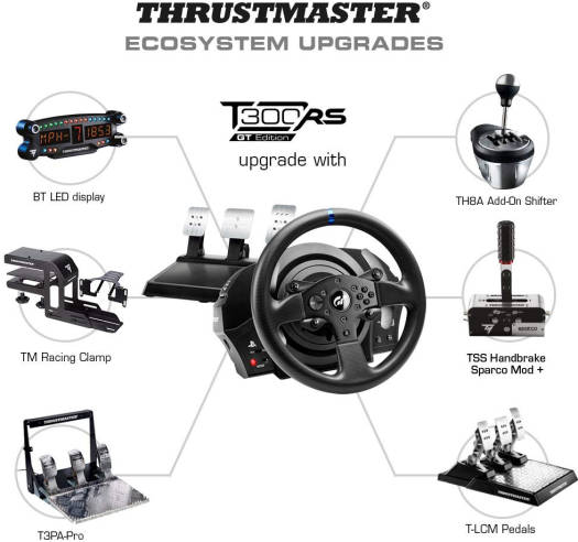 The Thrustmaster T300 RS GT Racing Wheel price in Kenya is Ksh 69,999