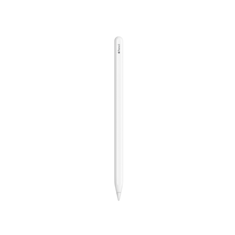 White Apple Pencil (2nd Generation) on a white background