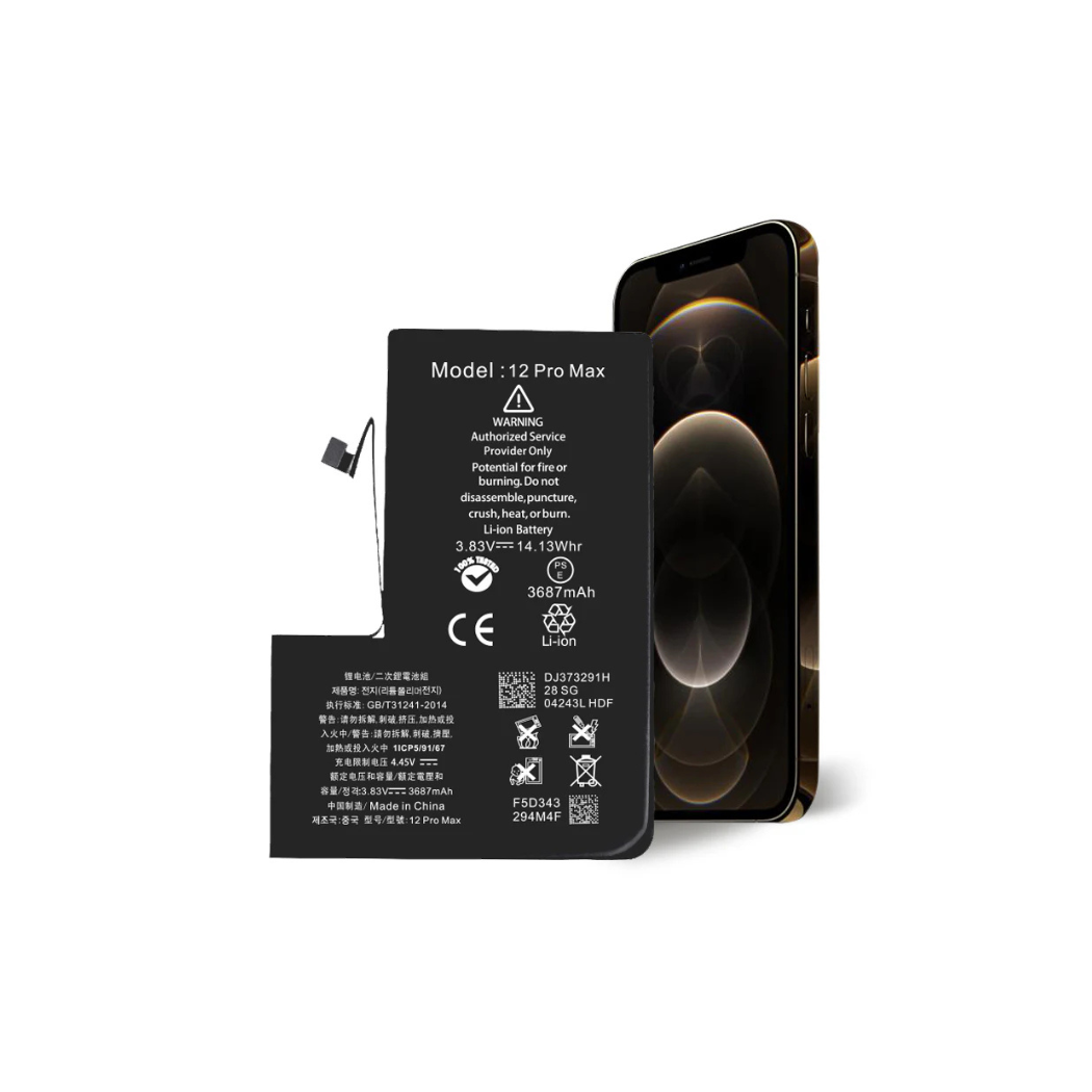 iPhone 12 Pro Max original battery replacement Nairobi - no battery error message - iTey Store