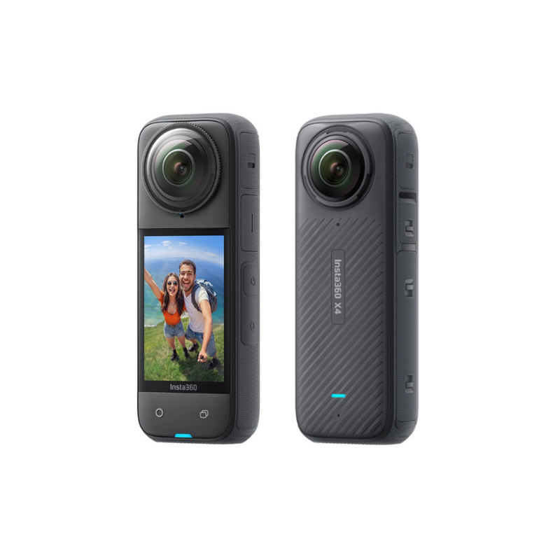 Insta360 X4 capturing immersive 8K 360° video during outdoor adventure